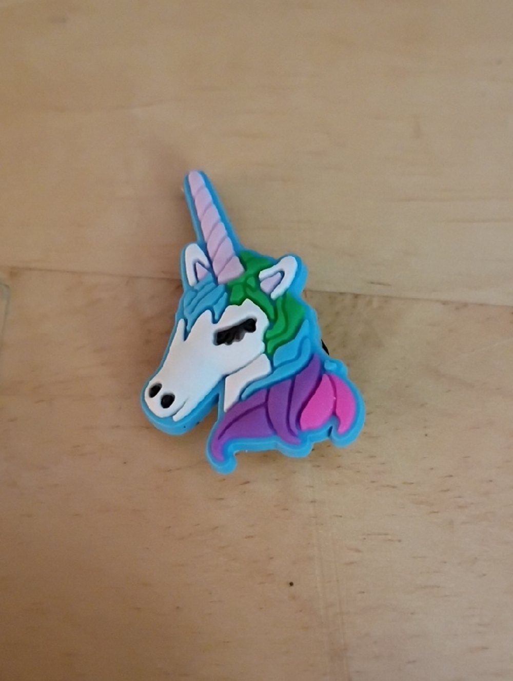 10 for $10 Jibbitz Croc Charms - Unicorn Face w/ Multicolored Hair - New